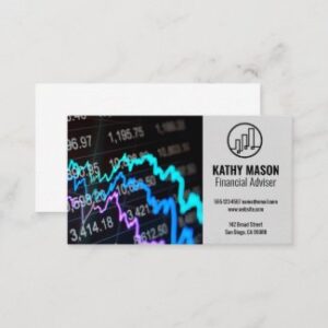 financial advisor business card template