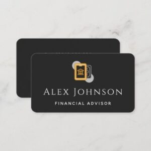 financial advisor business card template